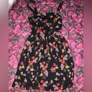 XS Floral dress with adjustable straps